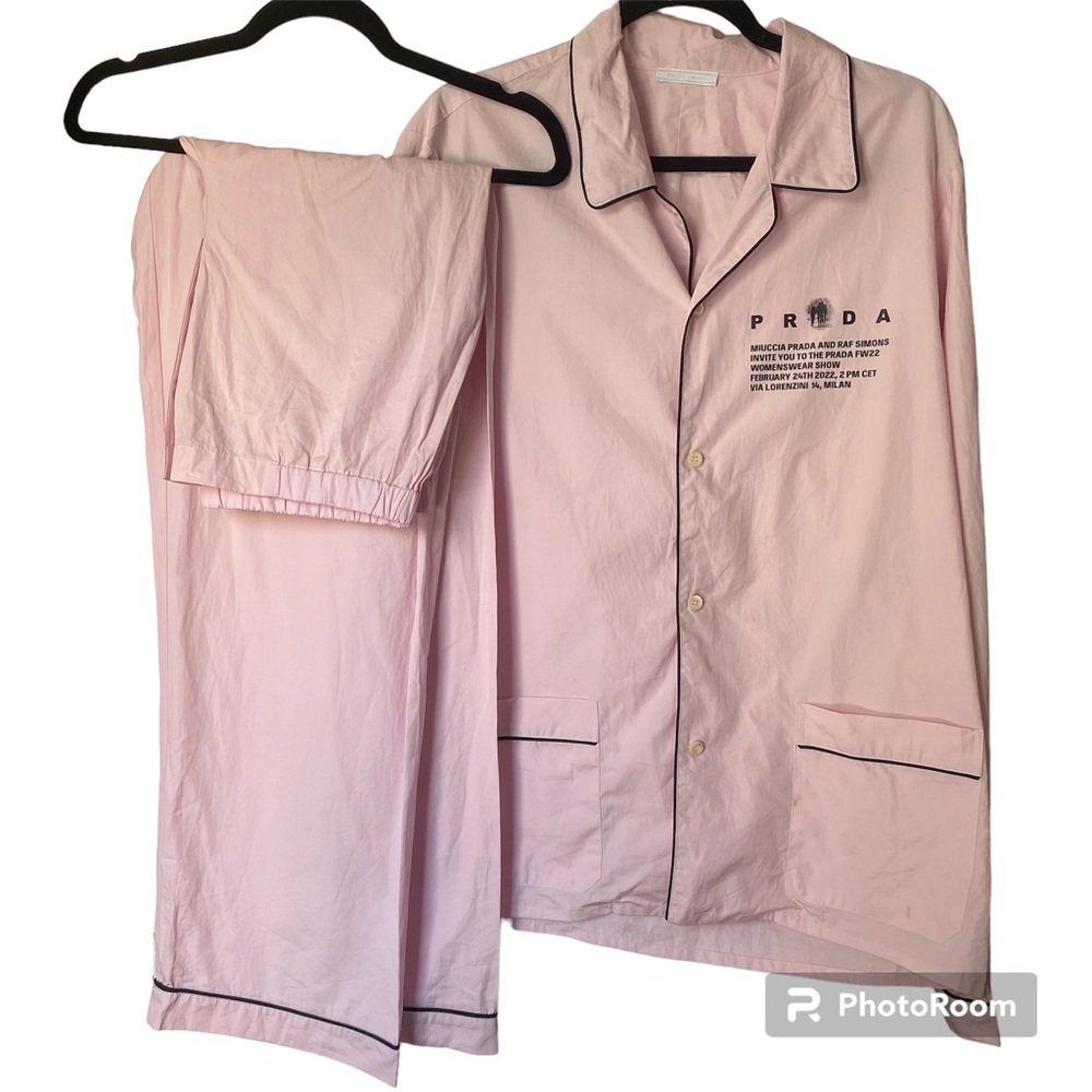 authentic and rare prada pajama set